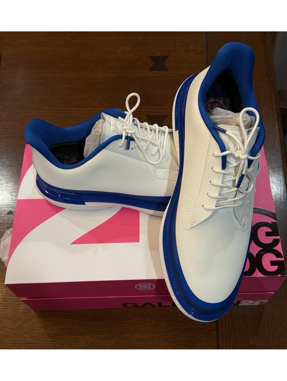 G/Fore G Fore Gallivan2r Tuxedo Stripe Golf Shoes New NIB Men’s Size 10.5